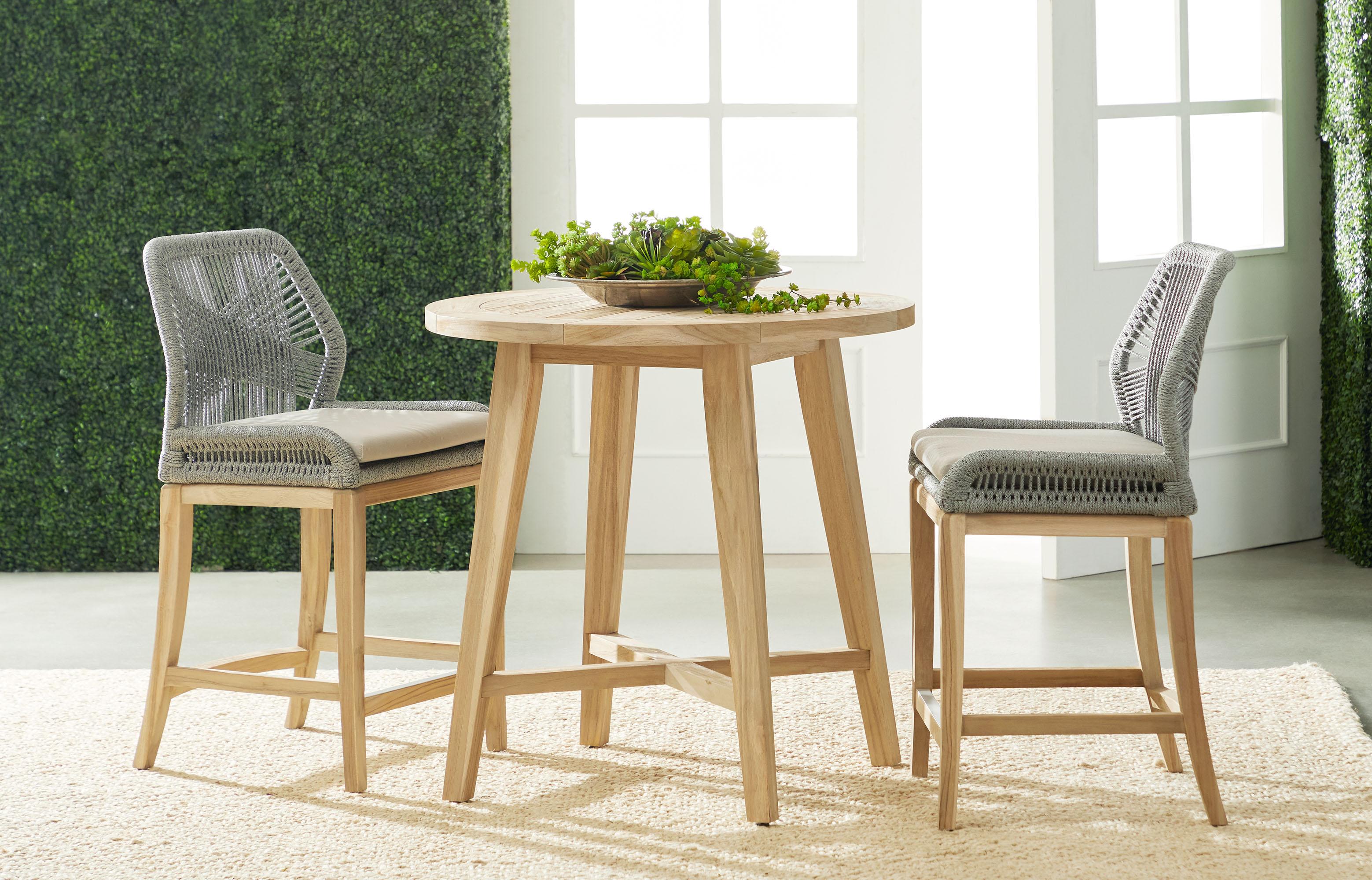 Loom Outdoor Counter Stool